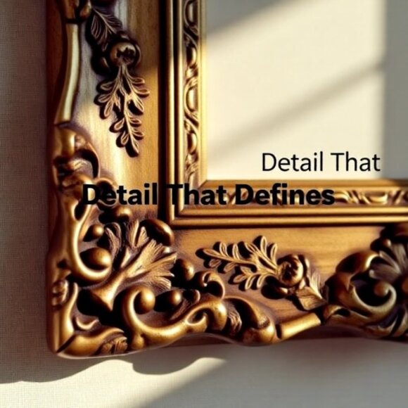 Vintage Fancy Wooden Frame measures 15" X 13" inches - Picture 13 of 15